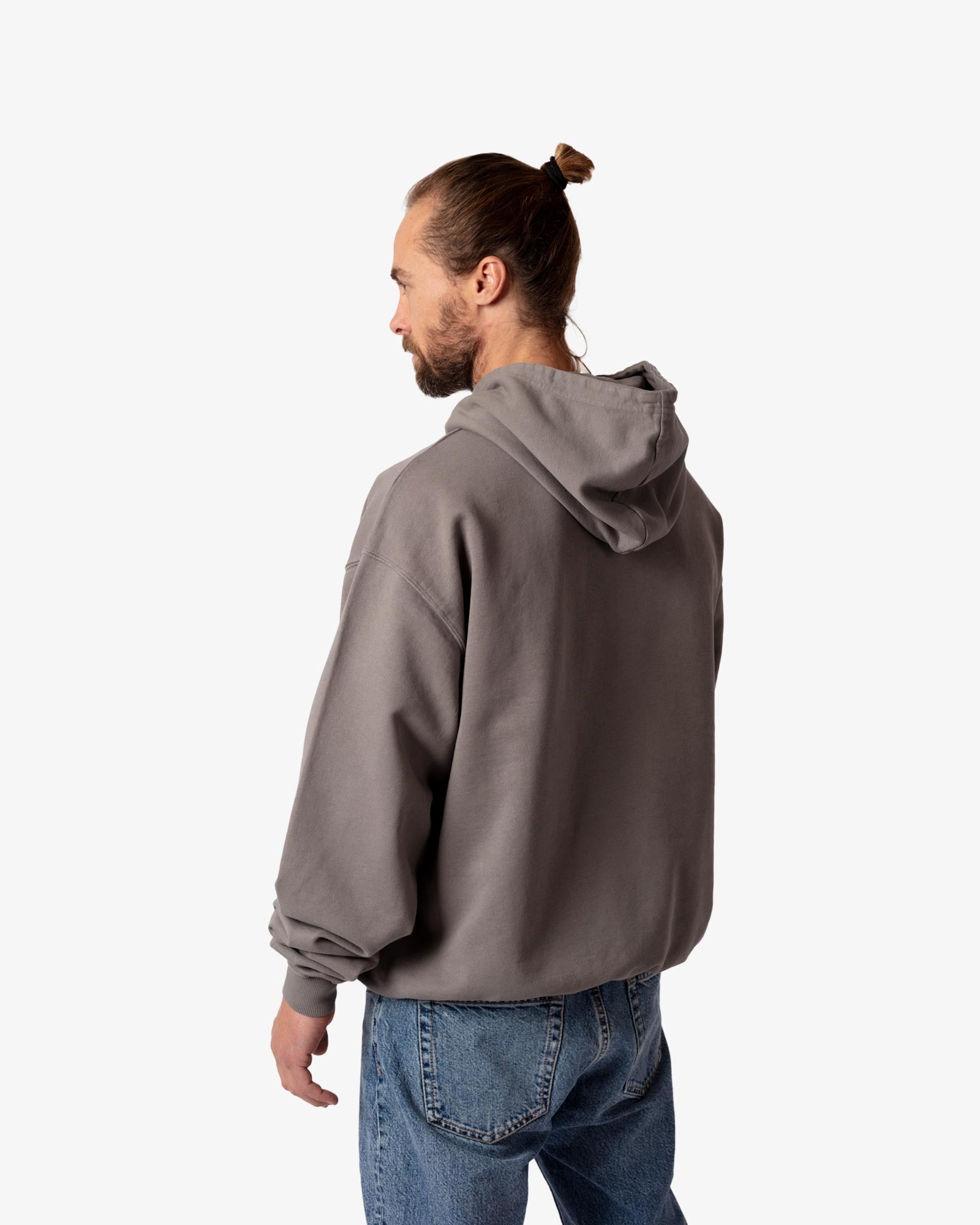 Sudadera gris pigmento